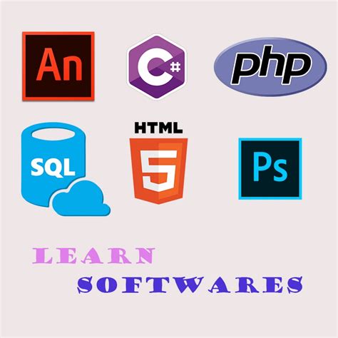 Learn softwares - YouTube