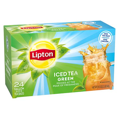 Lipton 24 Count Pack 1 Gallon Green Iced Tea Filter Bags 2case
