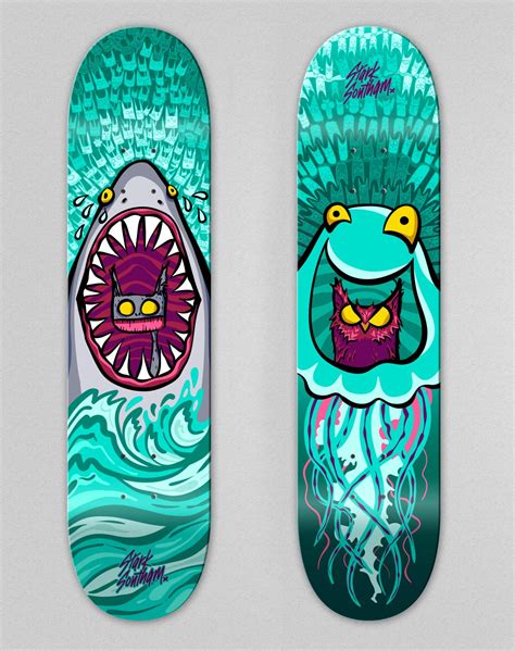 The skateboard deck you're searching for is at warehouse skateboards. Stark/Southam Skate Decks - Andrea Muller