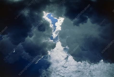 Dark Cumulus Rain Clouds Stock Image E1200400 Science Photo Library