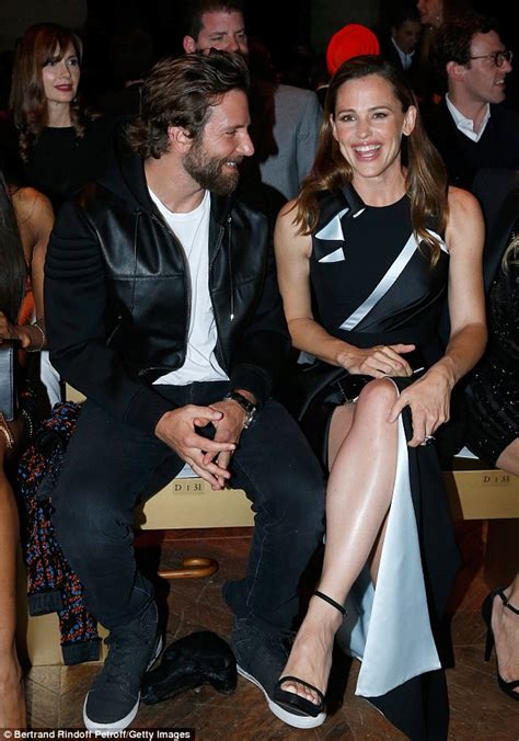 Jennifer Garner Reunites With Bradley Cooper At Versace Fashion Show In
