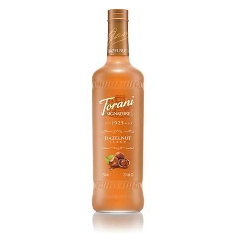 Torani Hazelnut Signature Syrup 750 Ml Bottle S BaristaProShop Com