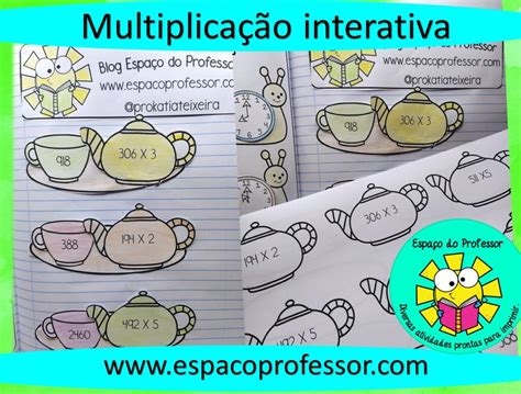 Atividade Interativa De Multiplicação 3º Ou 4º Ano