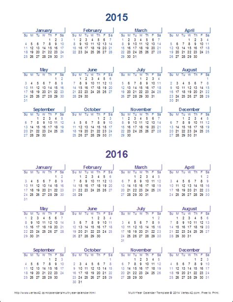 Free Printable 2 Year Calendar 2024 And 2024 2024 Calendar Printable