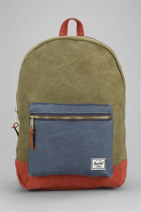 Urban Outfitters Herschel Supply Co Settlement Colorblock Backpack In