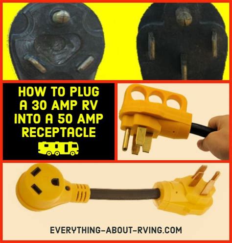 Can I Plug My 30 Amp Rv Into A 50 Amp Plug Without Damage Rv Plugs