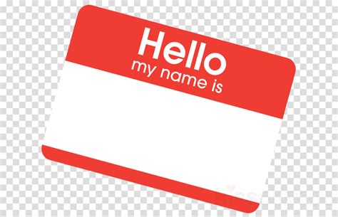 Hello My Name Is Png Png Image Collection