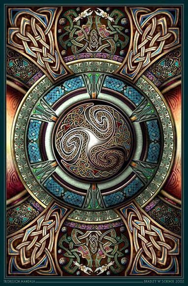 Triskelion Celtic Art Art Celtique Art Fractal Art Celte