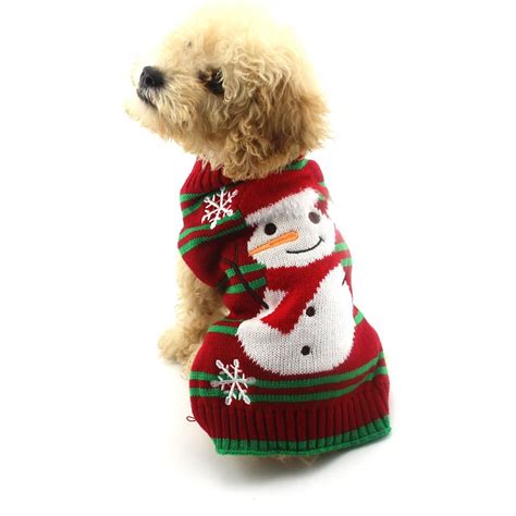 Besides good quality brands, you'll also find plenty of discounts when you shop for christmas dog sweater knit during big sales. Snowman Ugly Christmas Sweater for Dogs - Walyou
