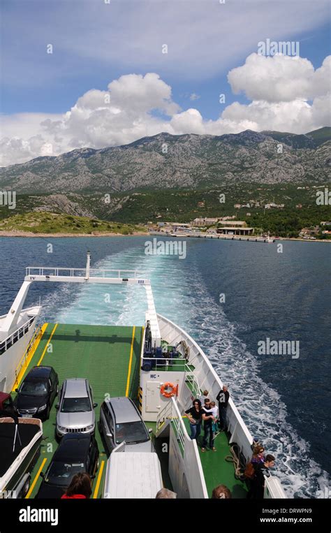 Ferry To Rab Island Croatia Stock Photo Alamy