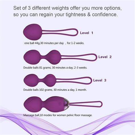 In Kegel Balls For Women Tightening Beginners Set Of Ben Wa Balls Kegel Exercise Weights