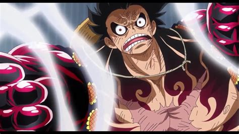 1 four emperors saga 1.1 levely arc 1.2 cidre guild arc 1.3 one piece: Luffy GEAR 4TH TRANSFORMATION IN ANIME - One Piece Episode ...