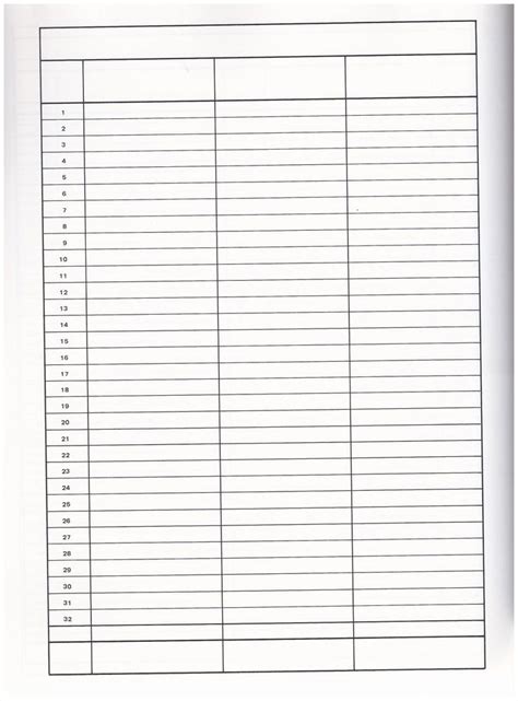 images  printable blank charts  columns