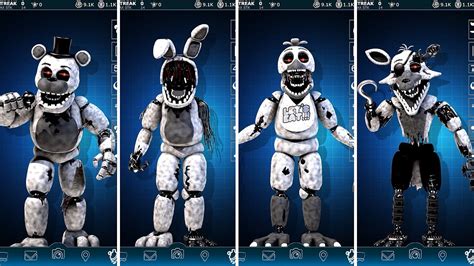 Fnaf Ar 4th Closet Withered Animatronics Jumpscare And Workshop