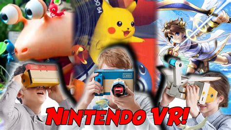 TOP 10 NINTENDO VR GAMES WE WANT TO SEE - YouTube