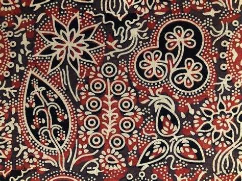 Hand Block Printed Cotton Fabric From India Bohemian Fabric By The