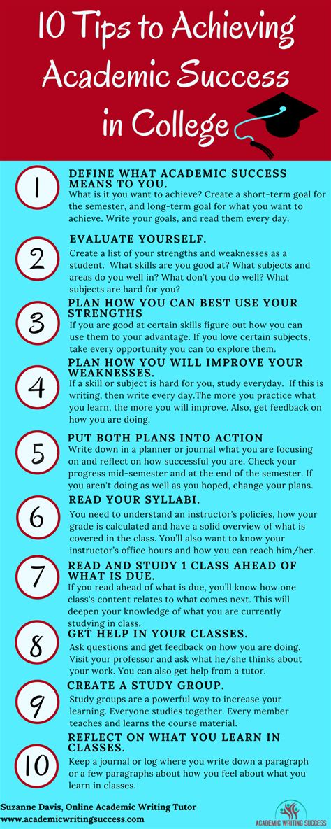 10 Awesome Tips For Academic Success In College Academic Success