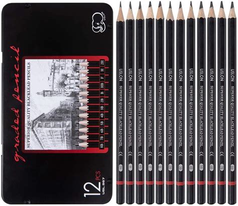 Buy Professional Drawing Sketching Pencil Set 12 Pieces Art Drawing