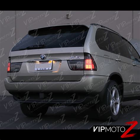 Lumiled tail lights lights up faster and brighter then factory equipped tail lights. For 00-06 BMW X5 E53 {SMOKE+CHROME) Tail Light LED Signal ...