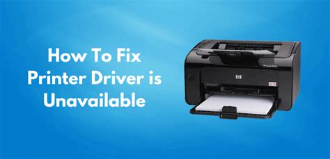And the blinking red light' dave barry. How To Fix "Printer Driver is Unavailable" Error