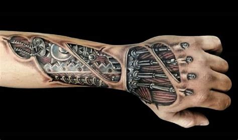 3d Biomechanische Tattoos Tatuantes