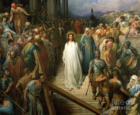 Christ Leaves His Trial By Gustave Dore Painting By Gustave Dore