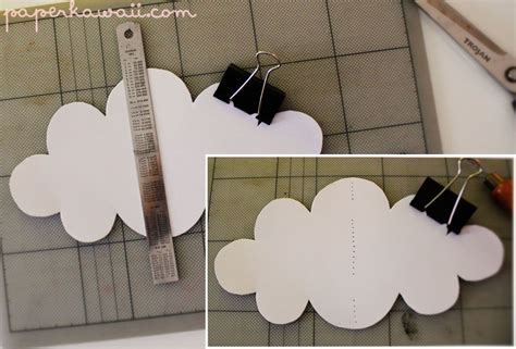 3d Cloud Decoration Tutorial Cloud Decoration 3d Clouds Paper Clouds