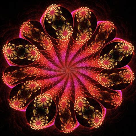 Digital Computer Fractal Art Abstract Fractals Mystic Flying Flower