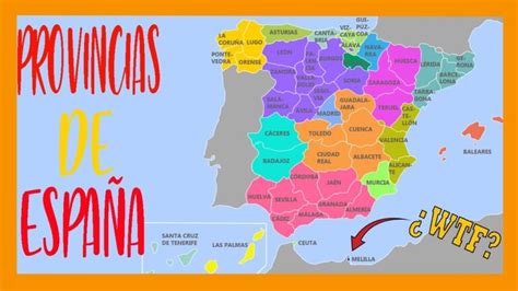 Mapa De Las Comunidades Y Provincias De España Actualizado Abril 2024