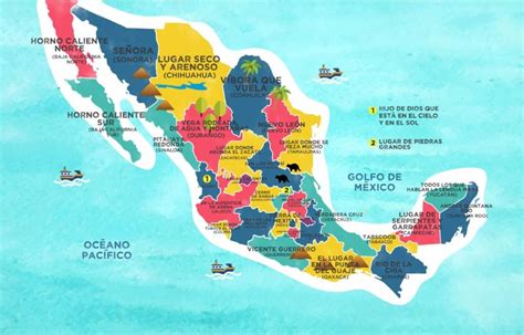 ¿qué Significan Los Nombres De Los 32 Estados De México México