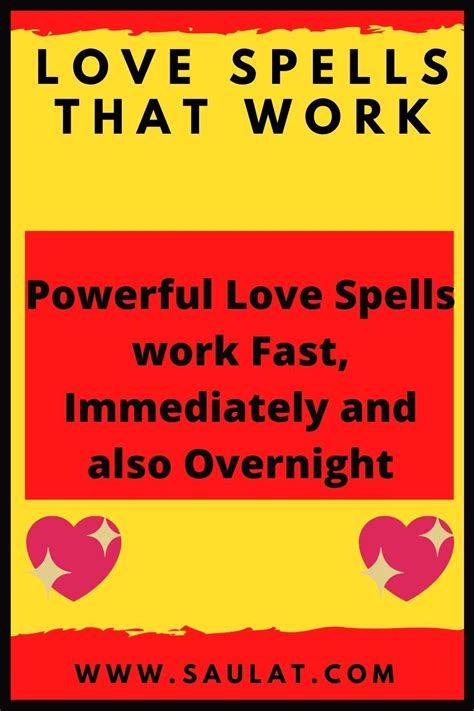 Love Spells That Work My Powerful Love Spells Work Fast Immediately
