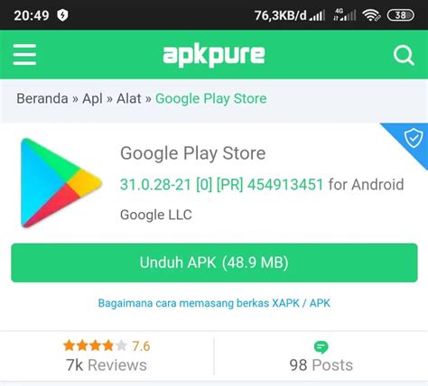 Cara Memperbarui Google Play Store Ke Versi Terbaru Kumpultech