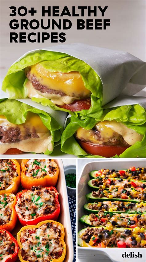 From tacos to soup to stroganoff, it takes just an hour—or less—to prepare these hearty meals made with ground beef. 36 Healthier Ways To Cook Beef Your Diet Needs | Ground ...