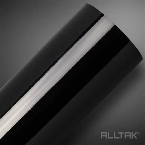 Adesivo Ultra Piano Black Preto Vinil Envelopamento 50cm X 1m Alltak
