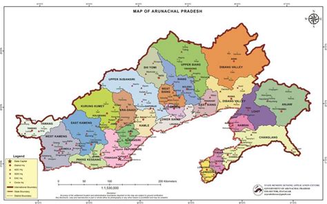 Figure No 21 District Map Of Arunachal Pradesh Source Download