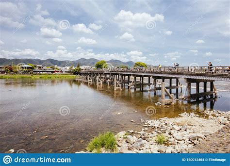 Togetsu Bridge Arashiyama Kyoto Editorial Stock Image Image Of