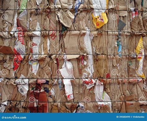 Cardboard Waste Stock Image Image Of Recycle Trash 39580499