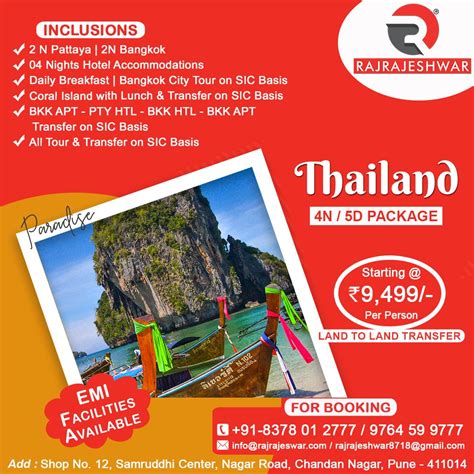 Book 4 Nights 5 Days Thailand Tour Package At Inr 9499 Per Person