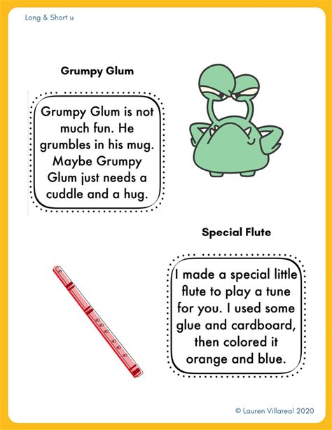 Long And Short Vowel Poems Etsy