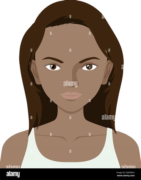Woman With Dark Skin Stock Vector Image And Art Alamy