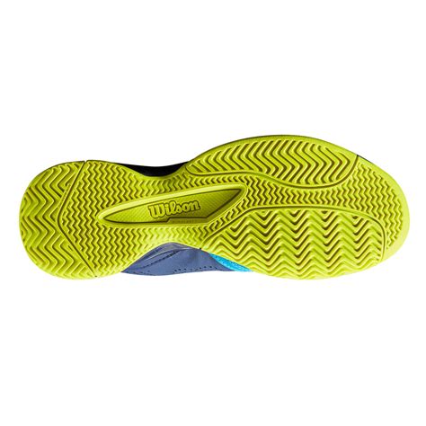 Wilson Kaos Ql Junior Tennis Shoes Barrier Reef Navy Blazer Lime Pop