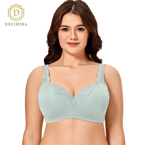 everyday bras delimira womens lace non padded full covergae underwire plus size bra bras