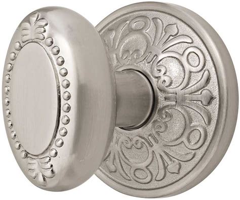 Emtek Beaded Egg Brass Door Knob Shop Door Knobs At Homestead