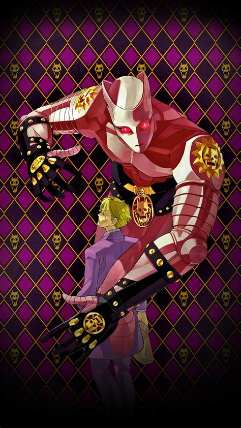 Killer Queen Jojo Anime 1080x1920 Wallpaper