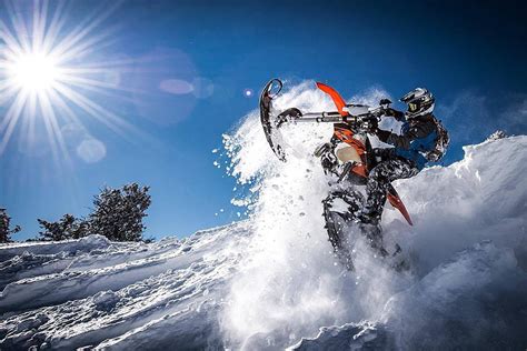 Snowrider offers a dirt bike snow kit that lets you ride the winter through. New Event at Winter XGames Mixes Motocross with ...