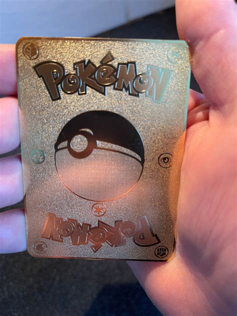 Metal Golden Pokemon Cards Cards Blog