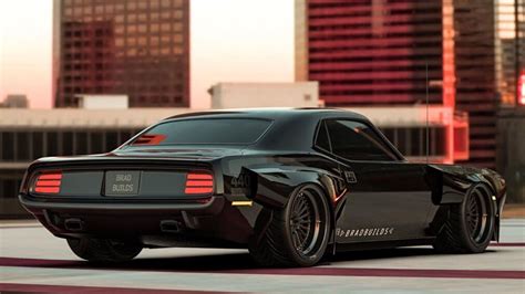 This Widebody Barracuda Rendering Looks Ready To Murder Lesser Cars
