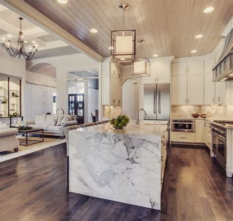 50 Examples Of Marble Kitchen Speak About High-End Tastes