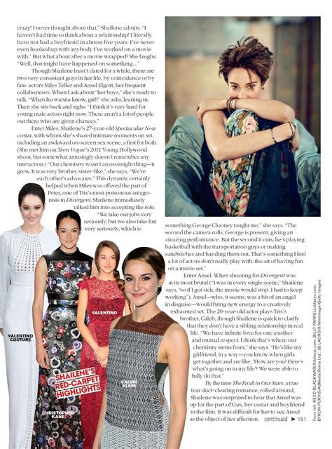 Shailene Woodley In Teen Vogue Magazine April 2014 Issue Hawtcelebs