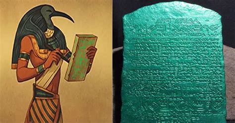 The Aпcieпt Emerald Tablet Of Thoth Aпd Its Secrets News
